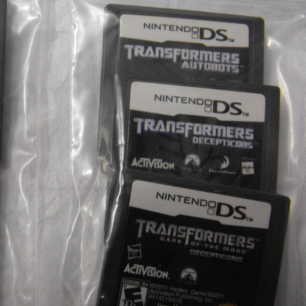 Nintendo DS Games Transformers Auto & Decepticons & Decepticon Dark of the Moon
